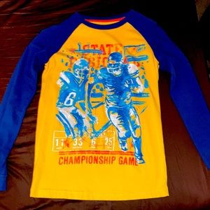 Football long sleeve tee